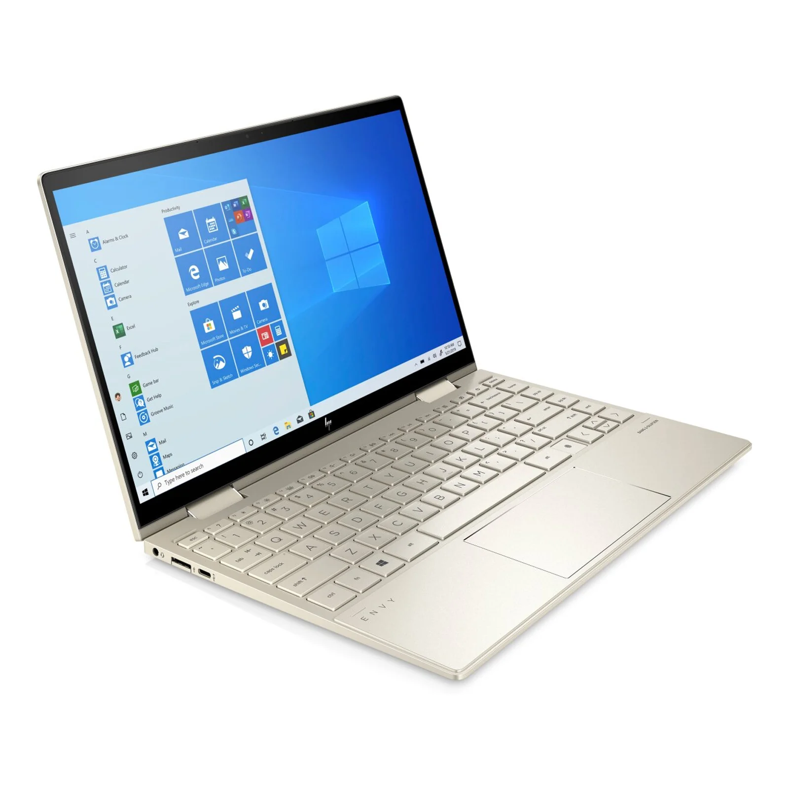Envy x360 13.3" FHD 2-in-1 Laptop i7-1165G7 8GB 512GB W11H Touch Gold (Refurbished) - Image 5