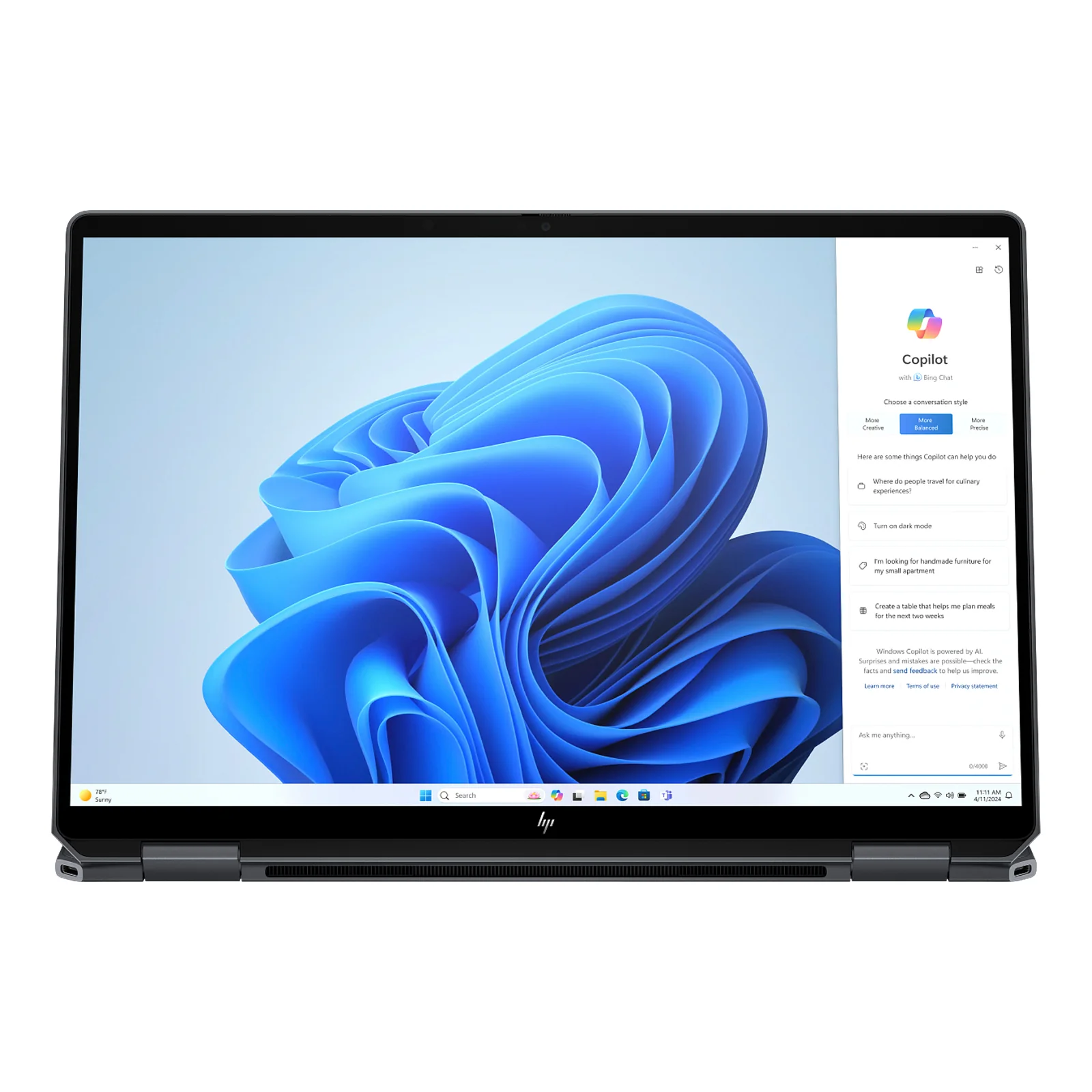 OmniBook Ultra Flip 14" Copilot+ PC 2-in-1 2.8K 120Hz OLED Laptop U5-226V 16GB 1TB W11H Touch (Refurbished) - Image 5